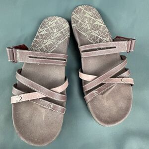 Merrell Leather Sandspur Rose Slide Adjustable Sandal Womens US 10